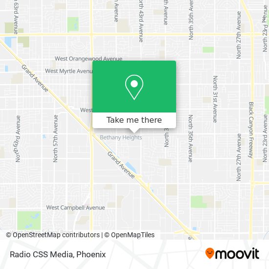 Radio CSS Media map