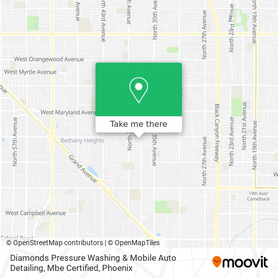 Diamonds Pressure Washing & Mobile Auto Detailing, Mbe Certified map