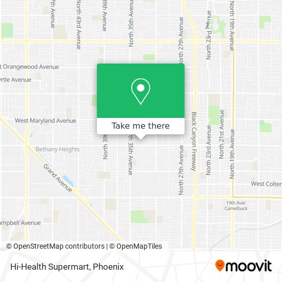 Mapa de Hi-Health Supermart