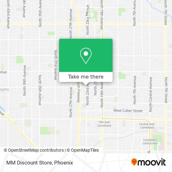 MM Discount Store map