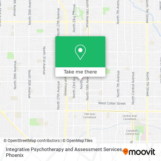 Integrative Psychotherapy and Assessment Services map