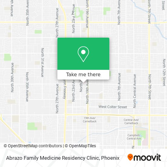 Abrazo Family Medicine Residency Clinic map