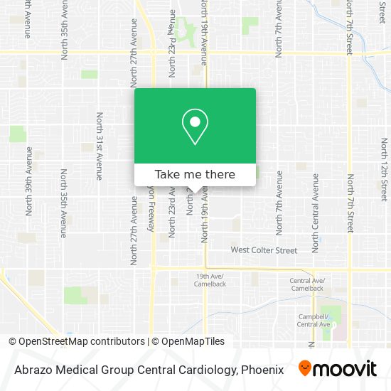Abrazo Medical Group Central Cardiology map