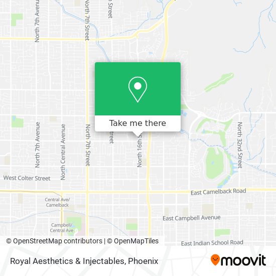 Royal Aesthetics & Injectables map