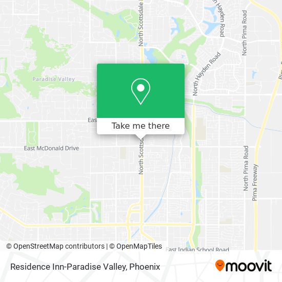 Mapa de Residence Inn-Paradise Valley