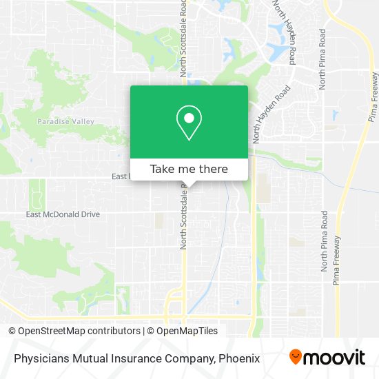 Mapa de Physicians Mutual Insurance Company