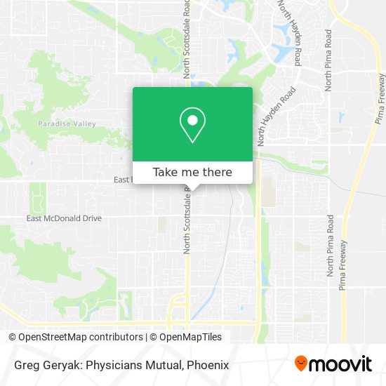 Mapa de Greg Geryak: Physicians Mutual