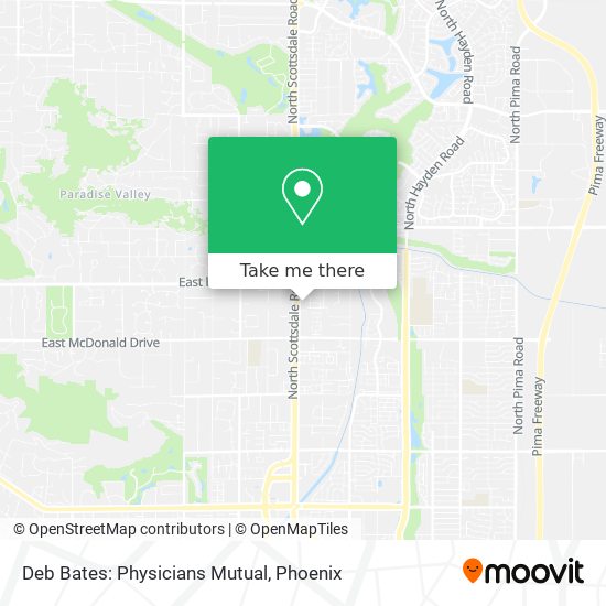 Deb Bates: Physicians Mutual map