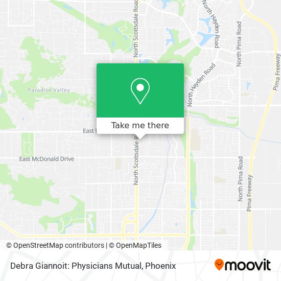 Debra Giannoit: Physicians Mutual map