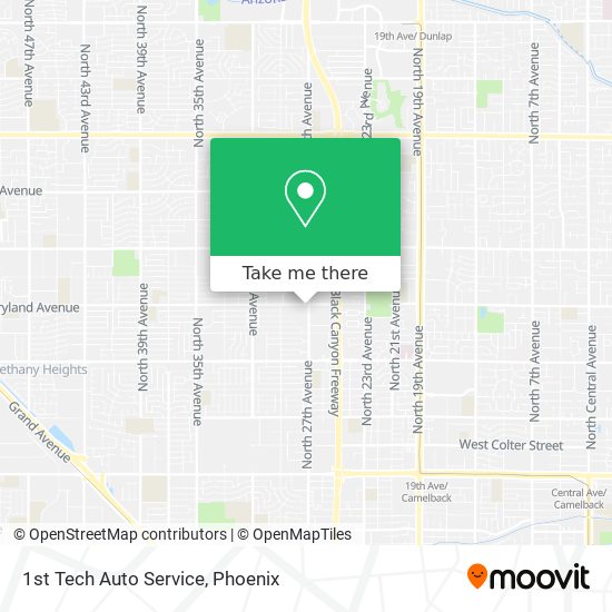 Mapa de 1st Tech Auto Service