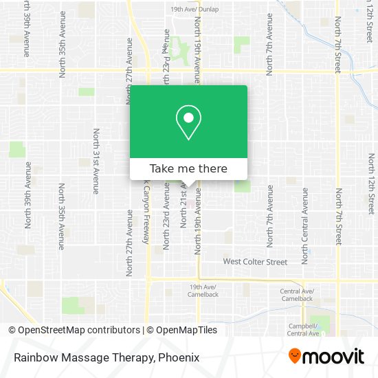 Mapa de Rainbow Massage Therapy