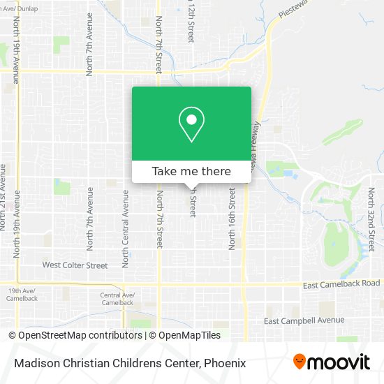 Madison Christian Childrens Center map