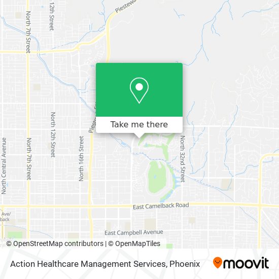 Action Healthcare Management Services map