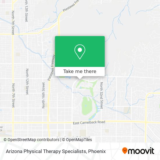 Arizona Physical Therapy Specialists map