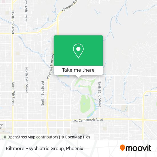 Biltmore Psychiatric Group map