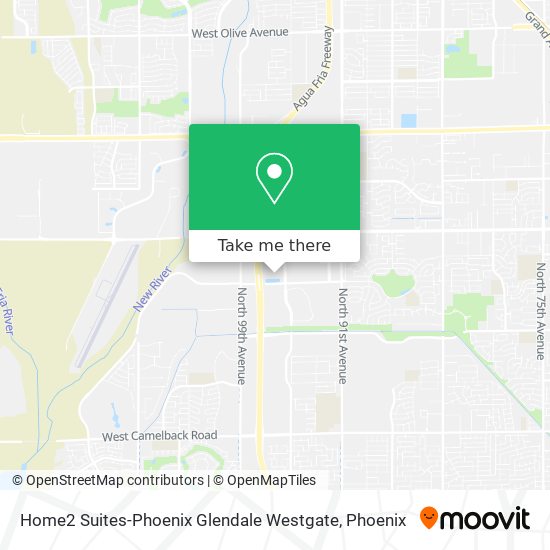Mapa de Home2 Suites-Phoenix Glendale Westgate