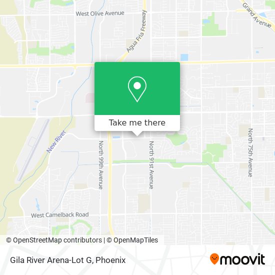 Gila River Arena-Lot G map