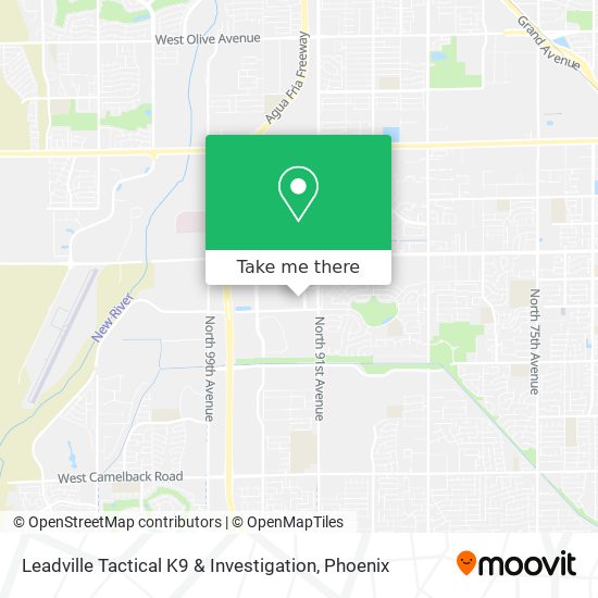 Leadville Tactical K9 & Investigation map