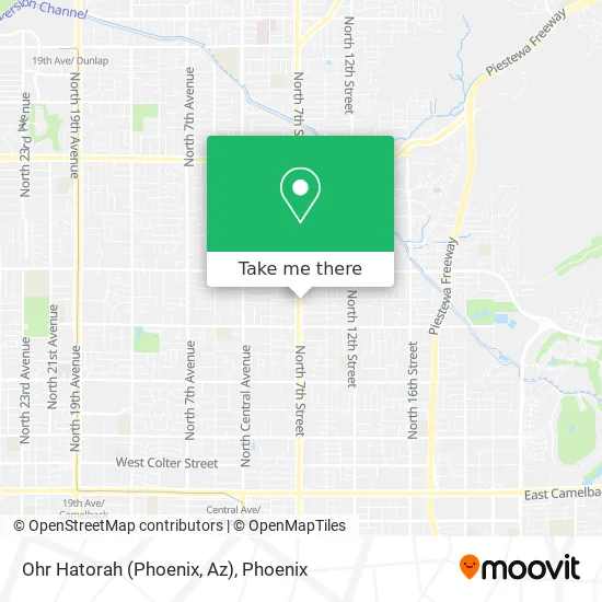 Ohr Hatorah (Phoenix, Az) map