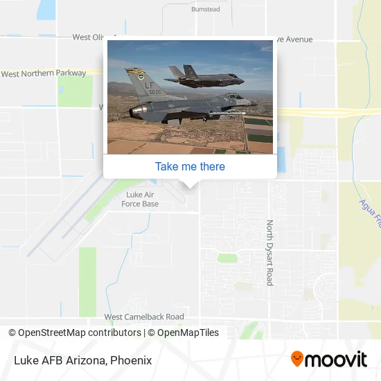 Luke AFB Arizona map