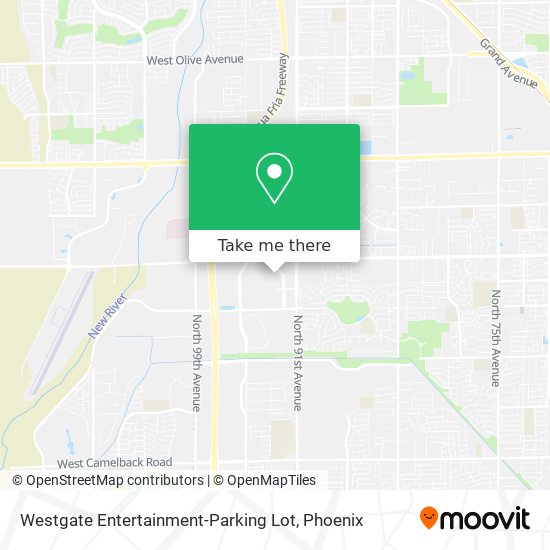 Westgate Entertainment-Parking Lot map