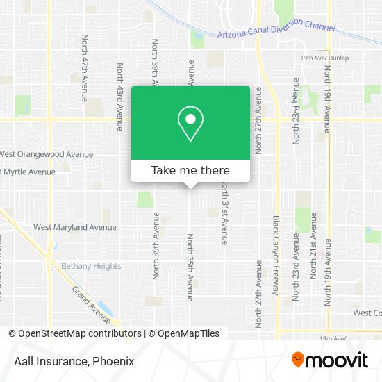 Aall Insurance map