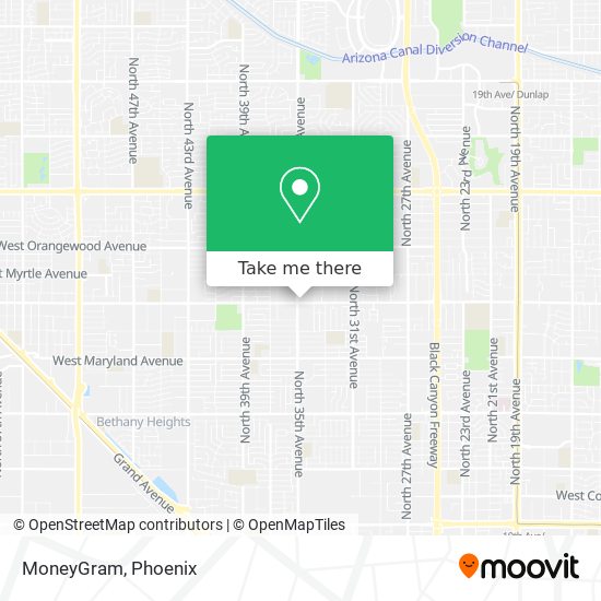 MoneyGram map