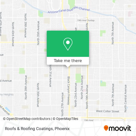 Roofs & Roofing Coatings map