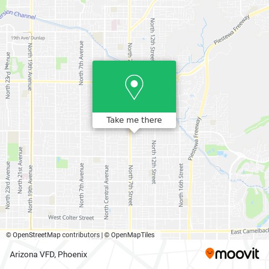 Mapa de Arizona VFD