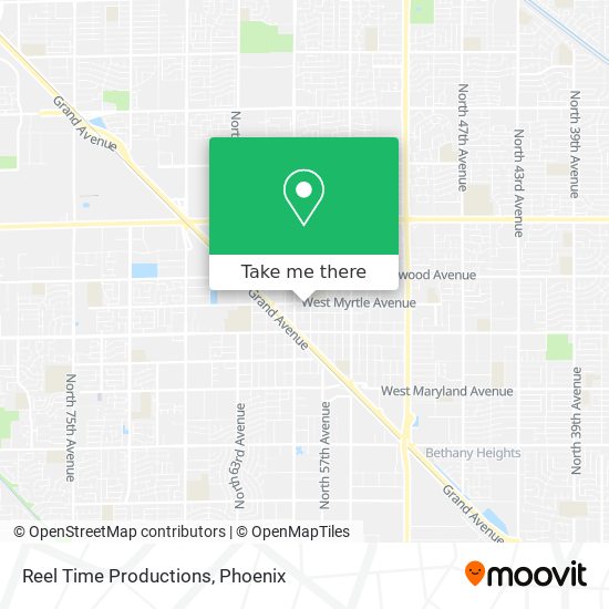 Reel Time Productions map