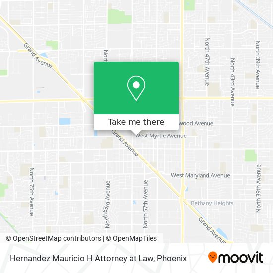 Hernandez Mauricio H Attorney at Law map