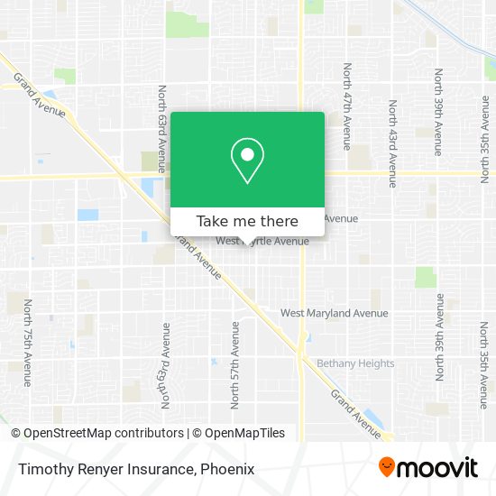Mapa de Timothy Renyer Insurance