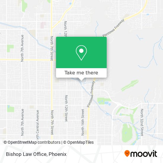 Bishop Law Office map