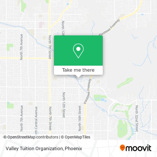 Valley Tuition Organization map