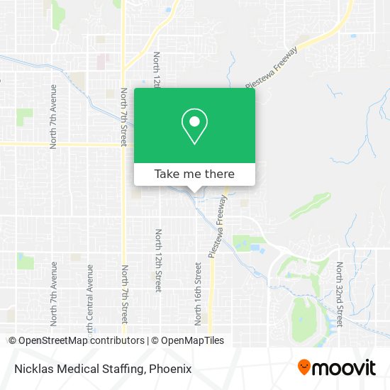 Nicklas Medical Staffing map