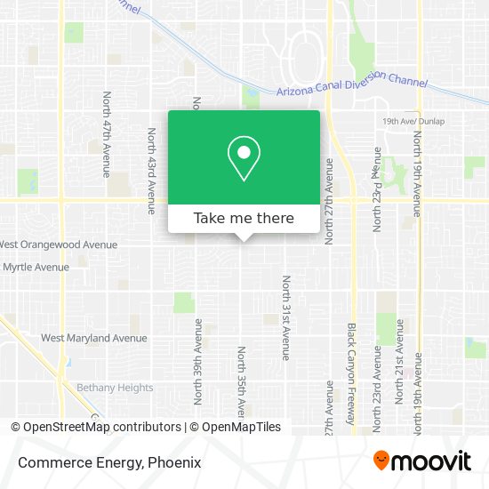 Commerce Energy map