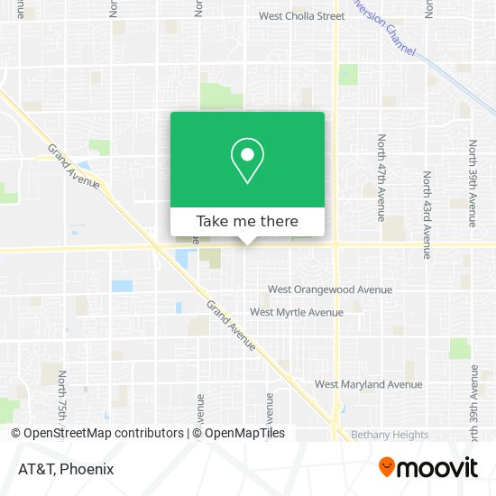 AT&T map