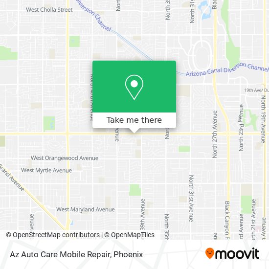 Az Auto Care Mobile Repair map