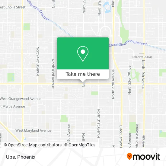 Ups map