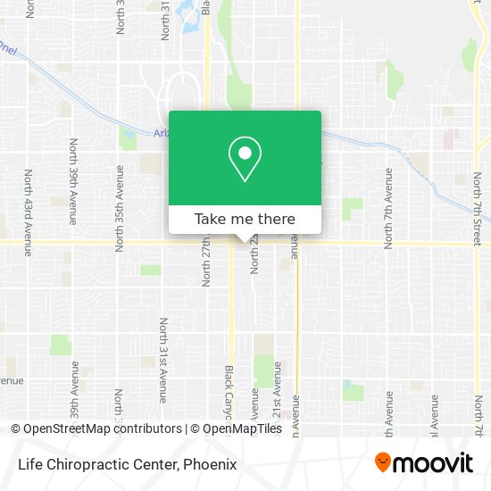 Mapa de Life Chiropractic Center