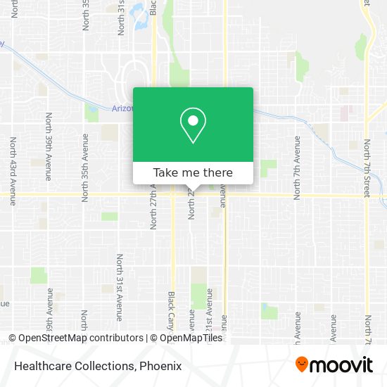 Healthcare Collections map