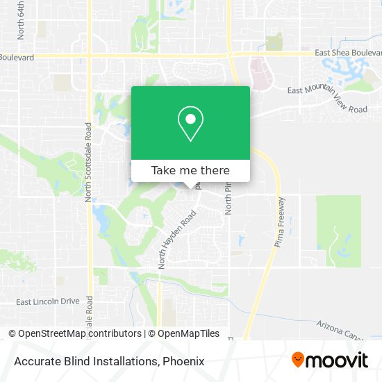 Accurate Blind Installations map