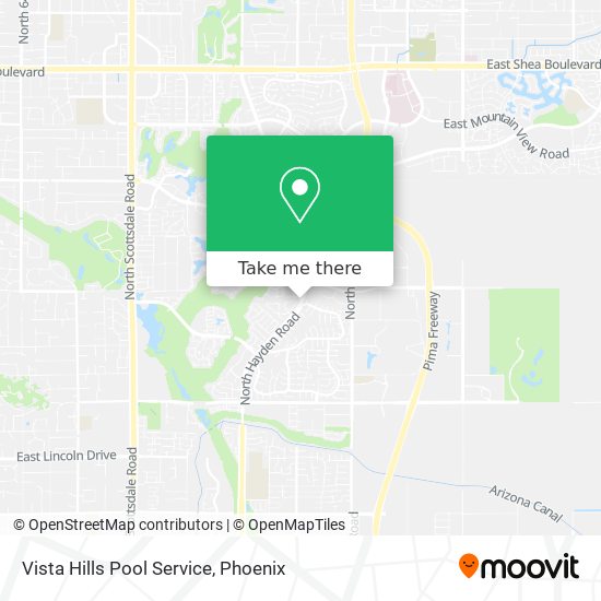 Vista Hills Pool Service map