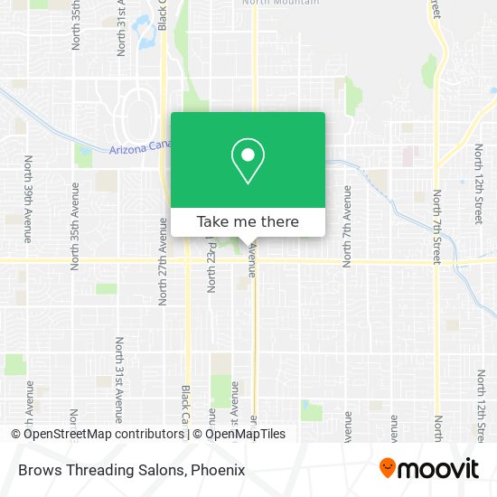 Brows Threading Salons map