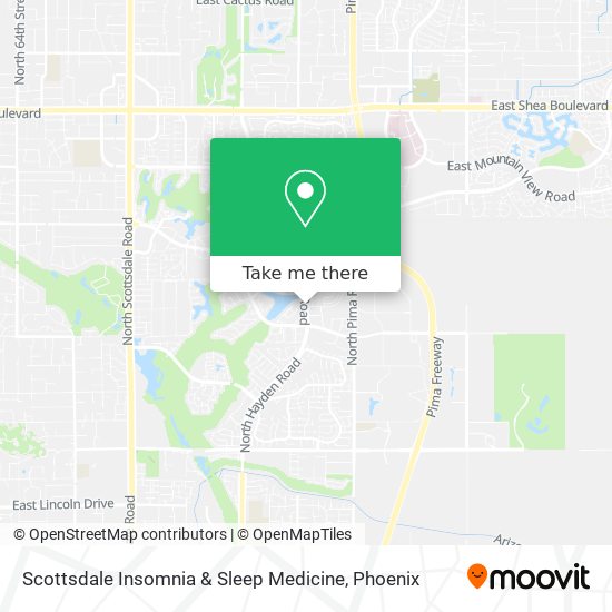 Mapa de Scottsdale Insomnia & Sleep Medicine