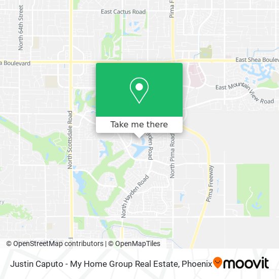 Mapa de Justin Caputo - My Home Group Real Estate