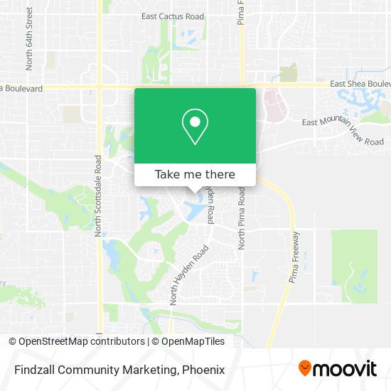 Mapa de Findzall Community Marketing