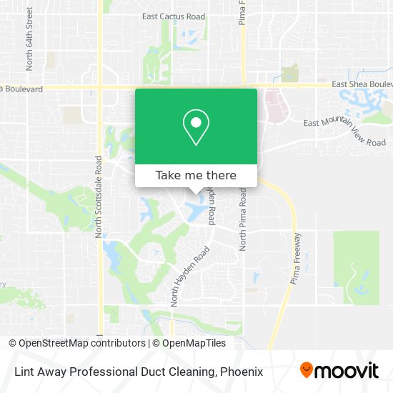 Lint Away Professional Duct Cleaning map