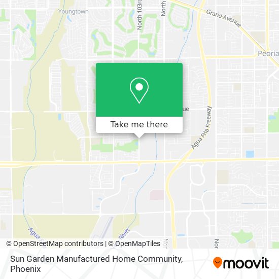 Mapa de Sun Garden Manufactured Home Community