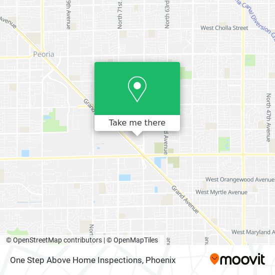 Mapa de One Step Above Home Inspections